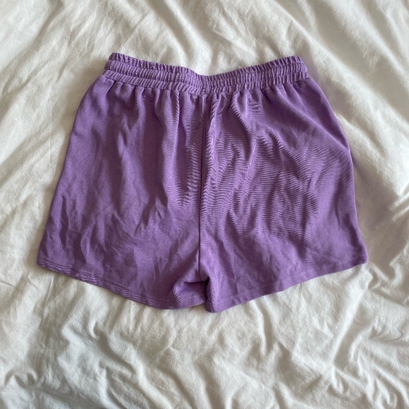 Purple Comfy Lounge Shorts - Picture 3 of 4
